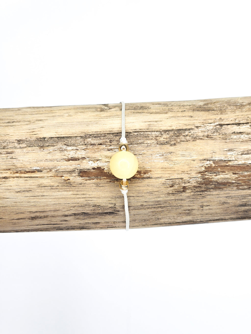 Bracelet • Jade jaune (8 mm)