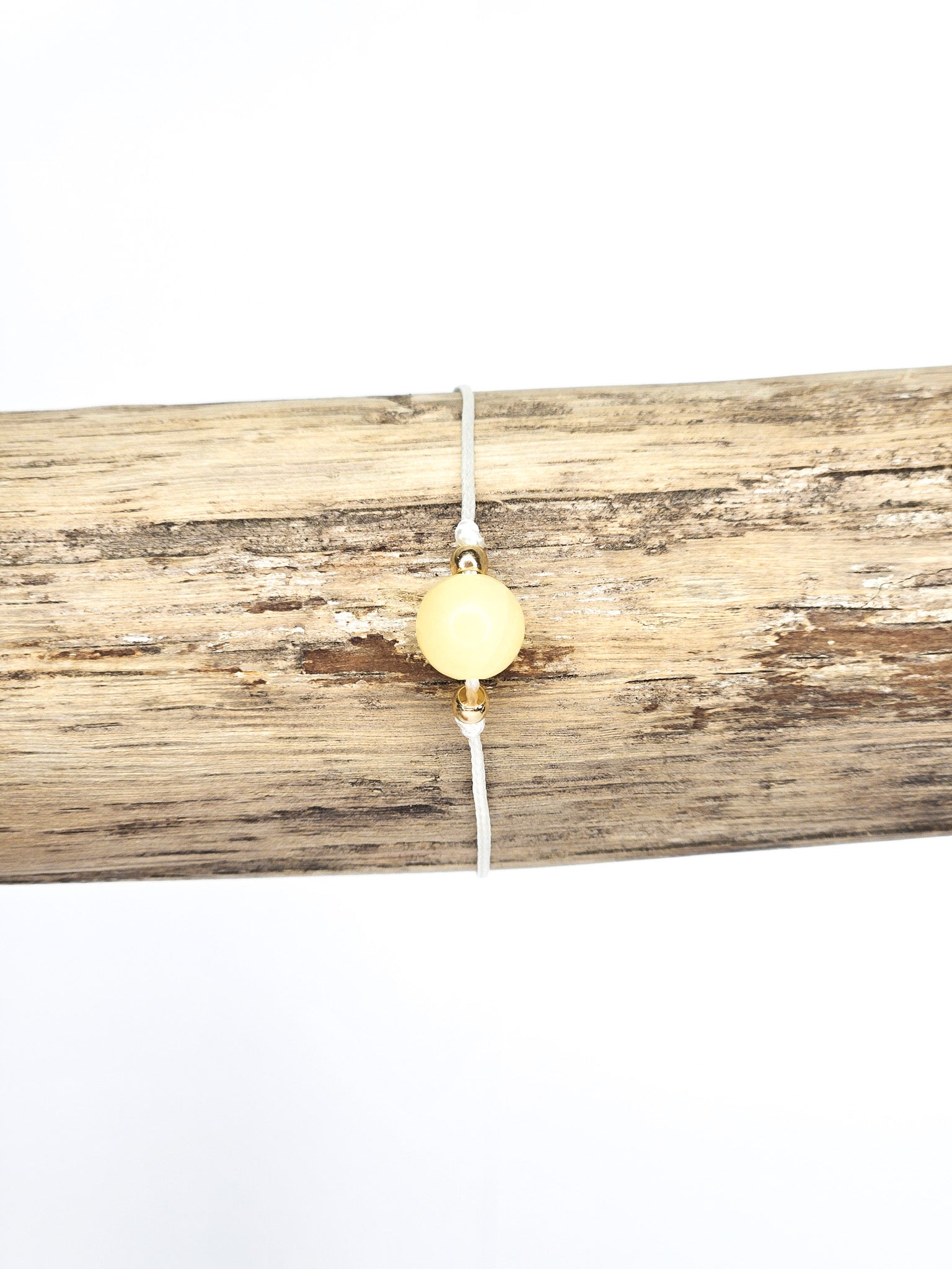 Bracelet • Jade jaune (8 mm)