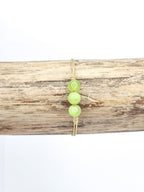 Bracelet • Calcite verte (6 mm & 4 mm)