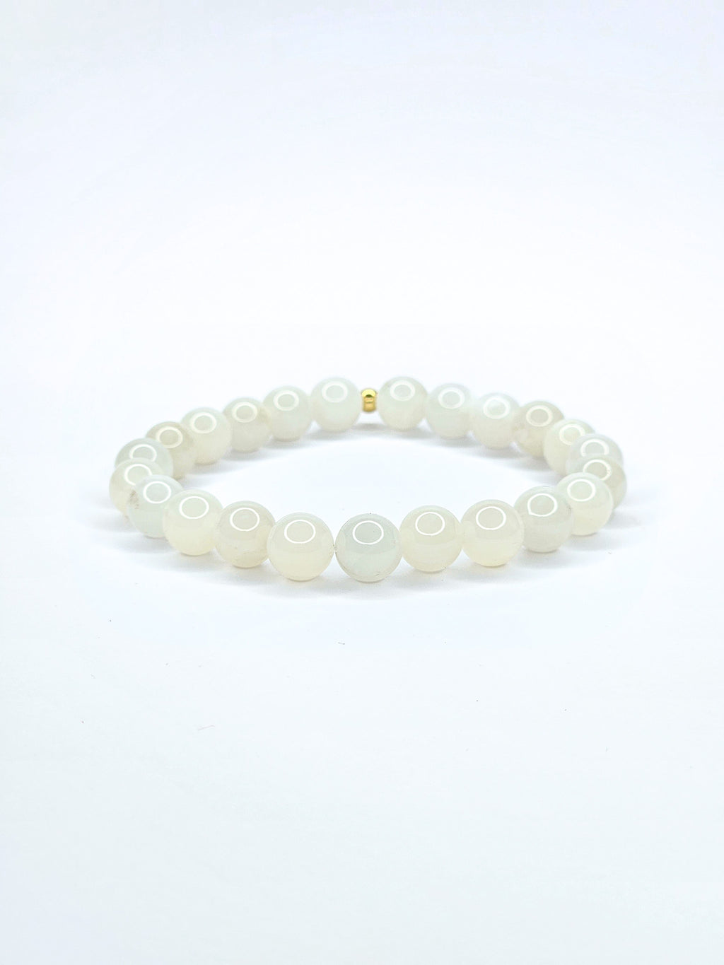 Bracelet • Beige Moonstone (8 mm)