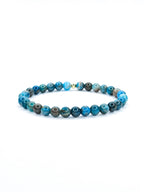Bracelet • Apatite bleue (6 mm)