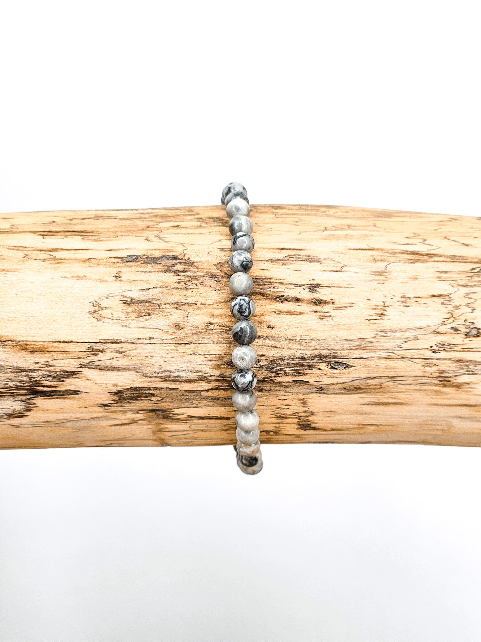 Bracelet • Jaspe picasso (4 mm)