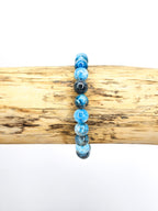 Bracelet • Apatite bleue (8 mm)