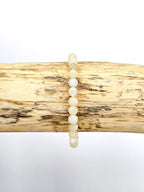 Bracelet • Beige Moonstone (6 mm)
