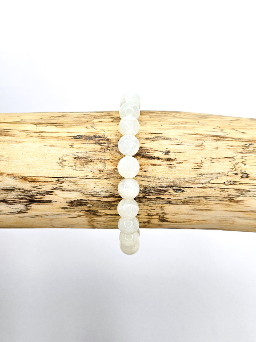 Bracelet • Beige Moonstone (8 mm)