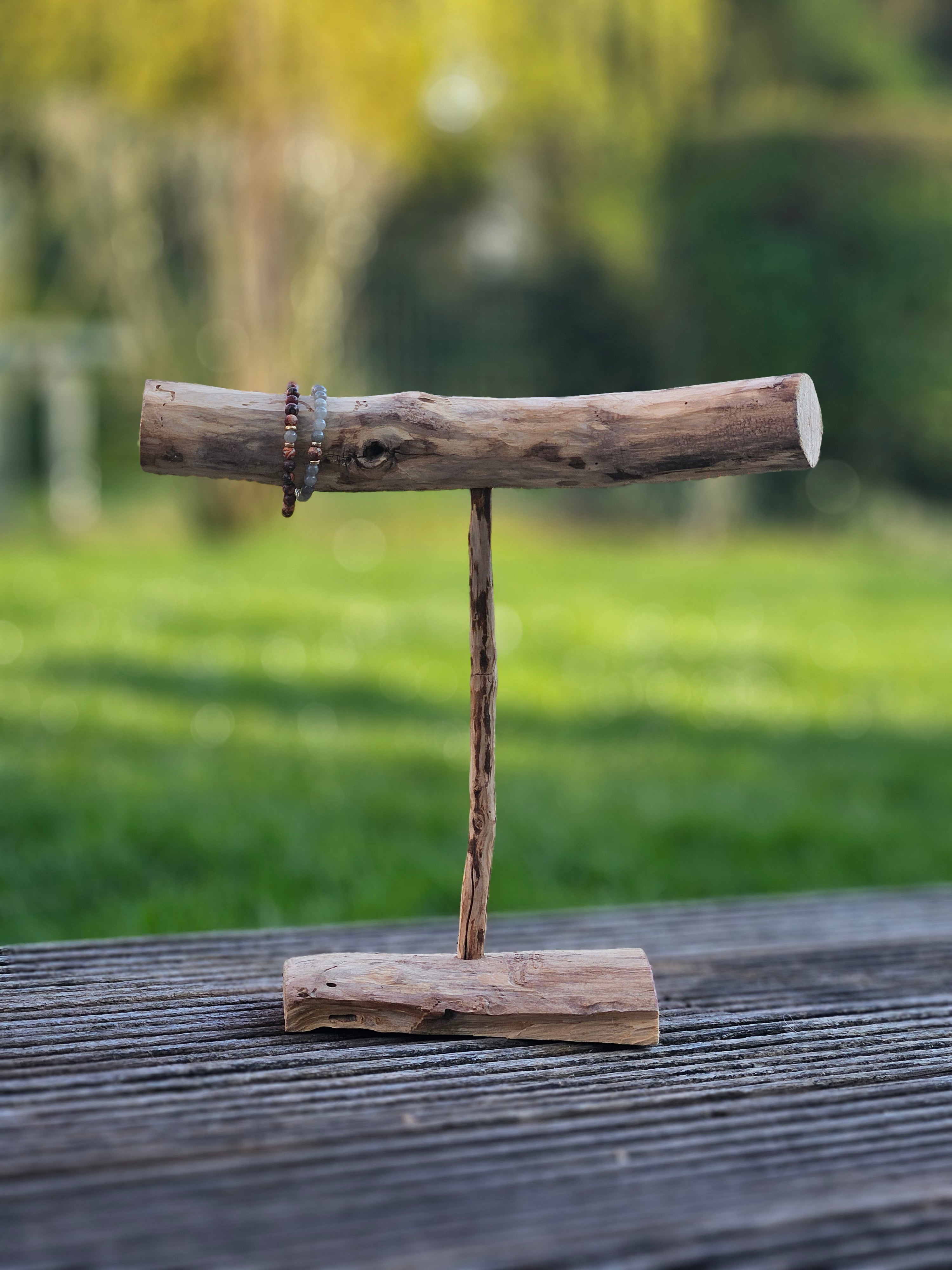 Display • Handmade wooden jewelry holder • 001