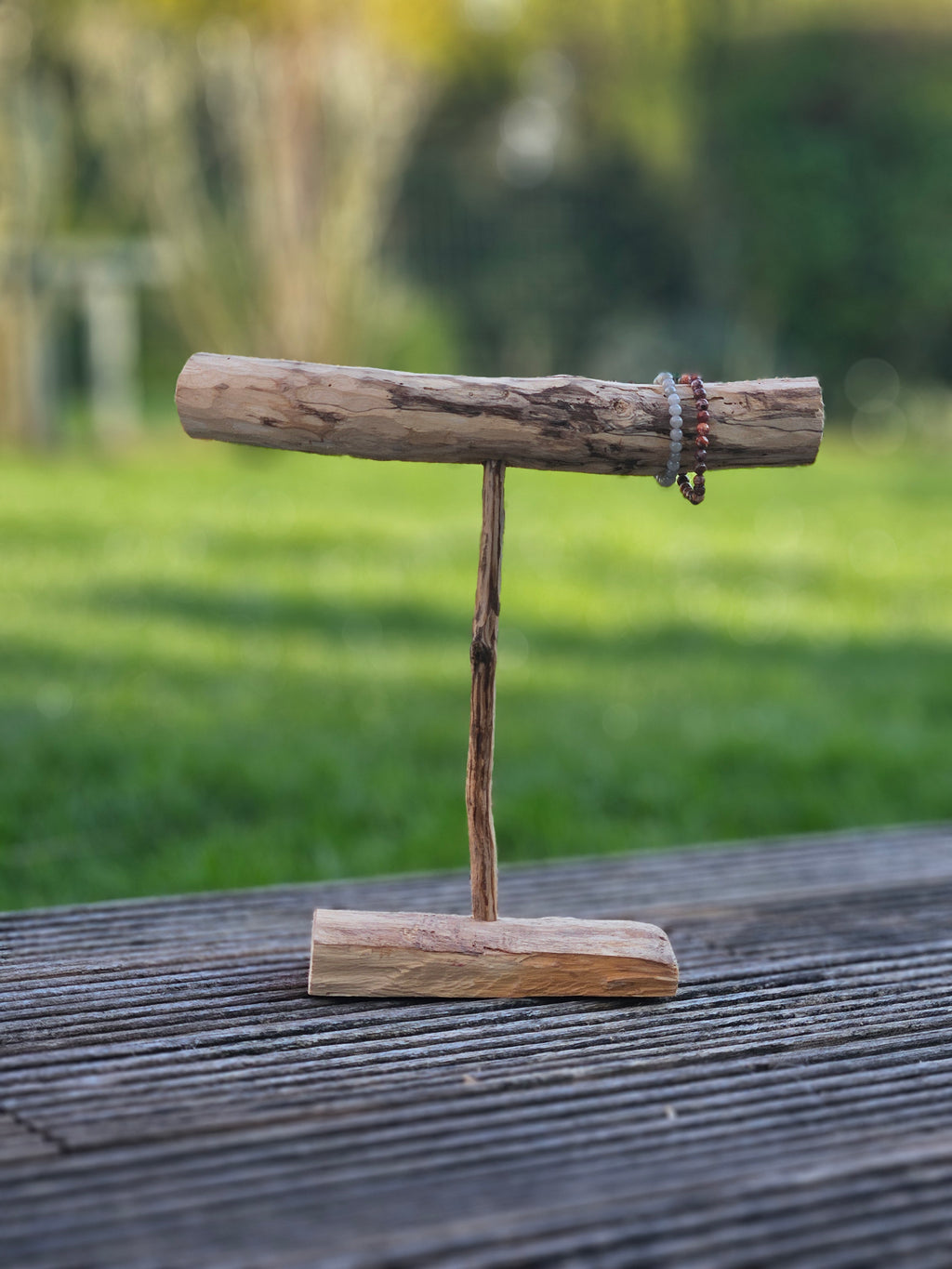 Display • Handmade wooden jewelry holder • 001