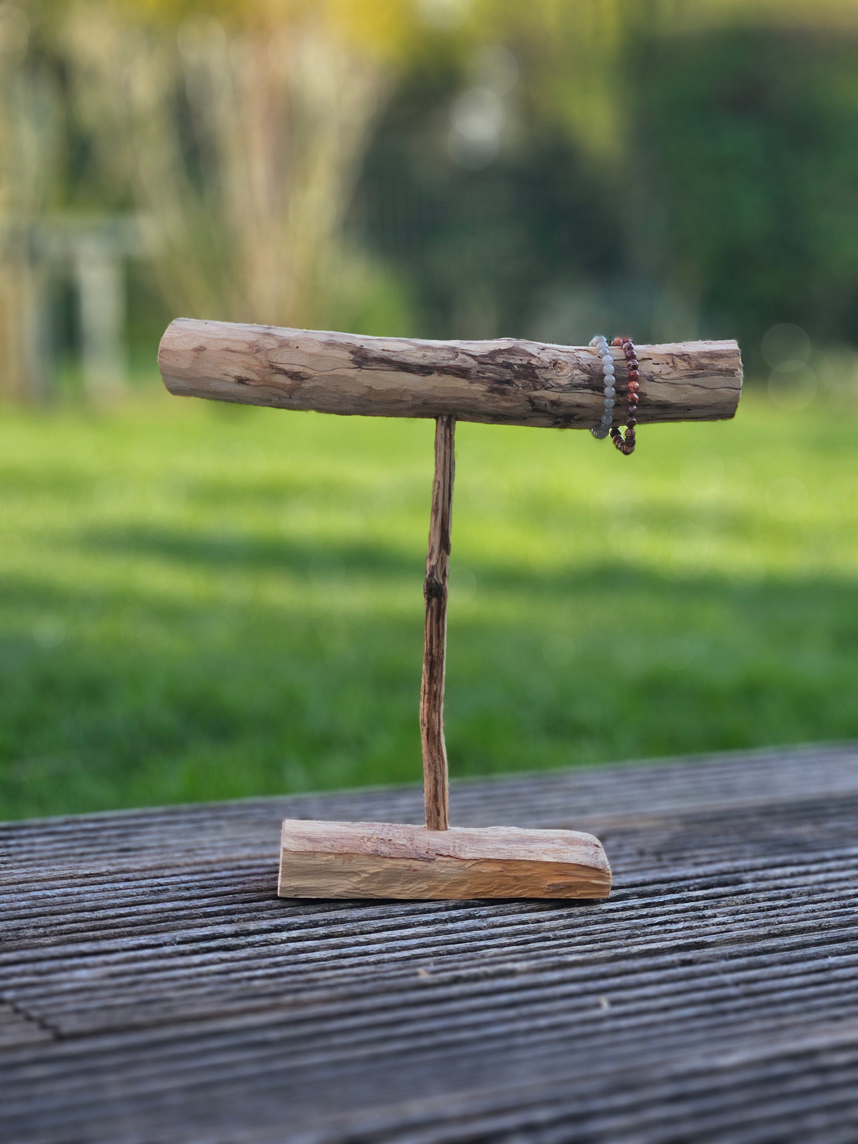 Display • Handmade wooden jewelry holder • 001