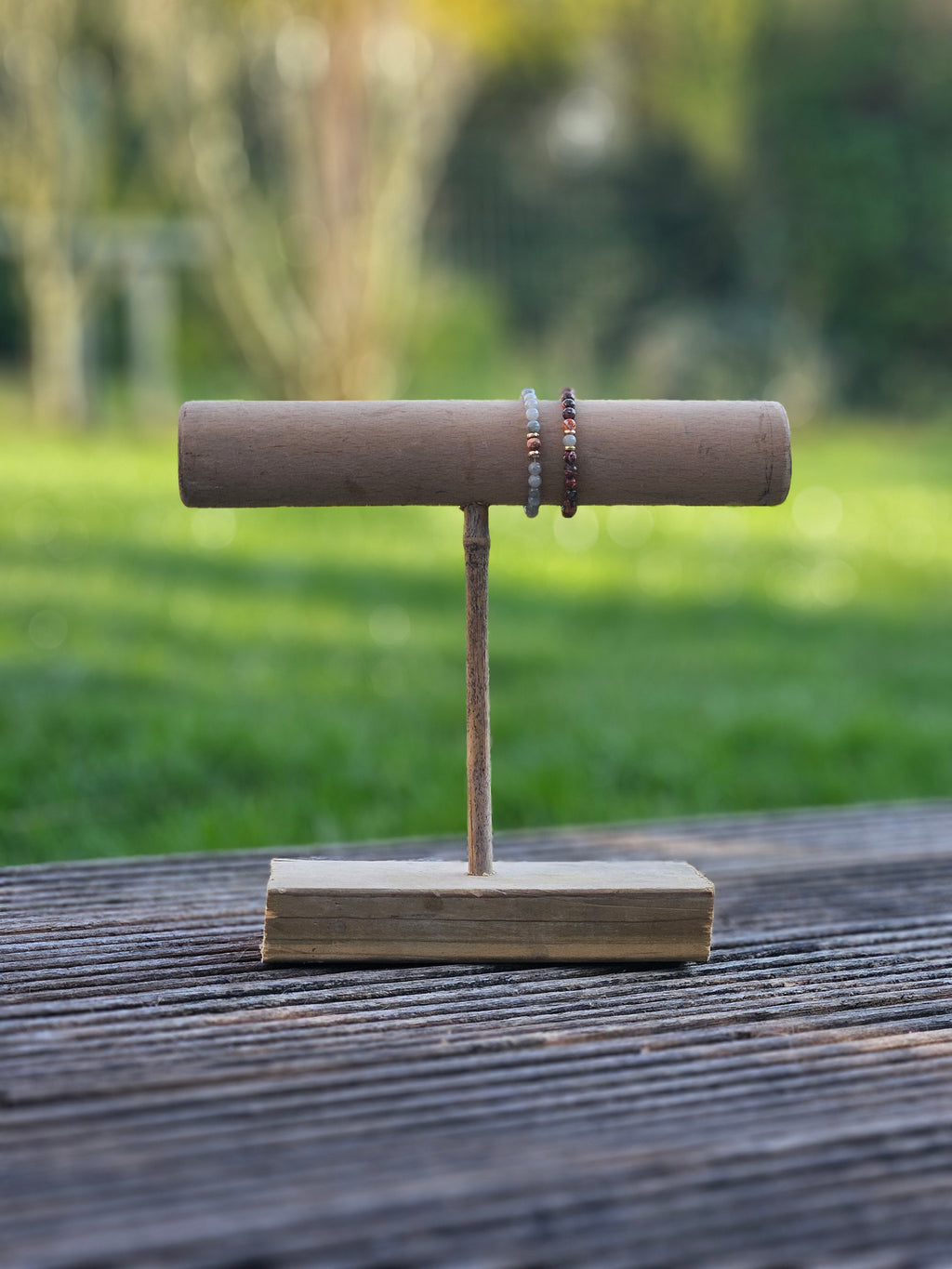 Display • Handcrafted wooden jewelry holder • 005