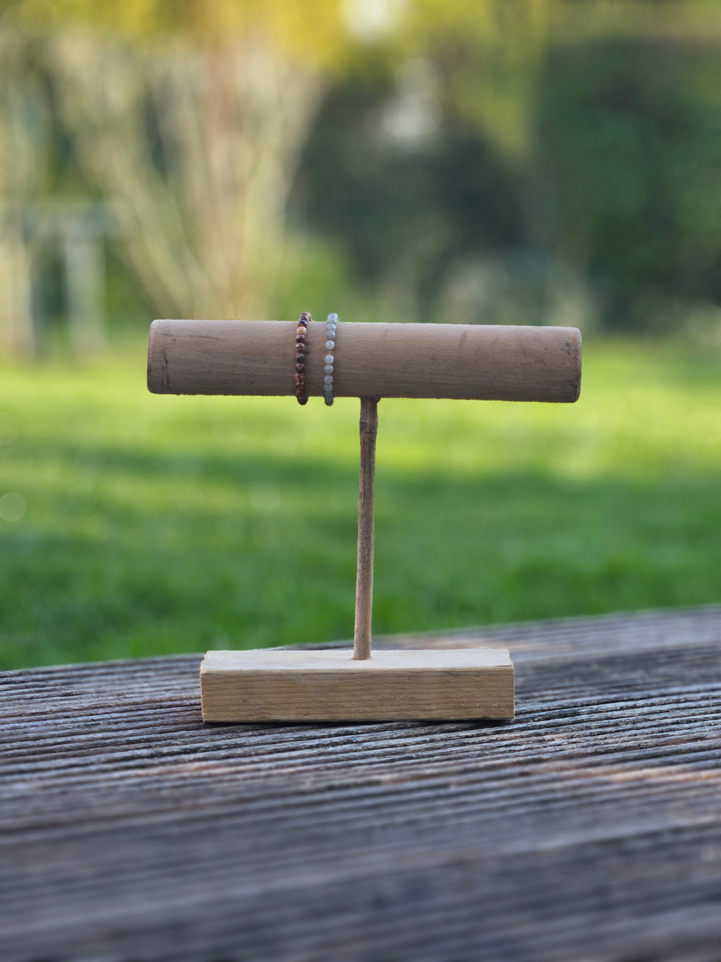 Display • Handcrafted wooden jewelry holder • 005