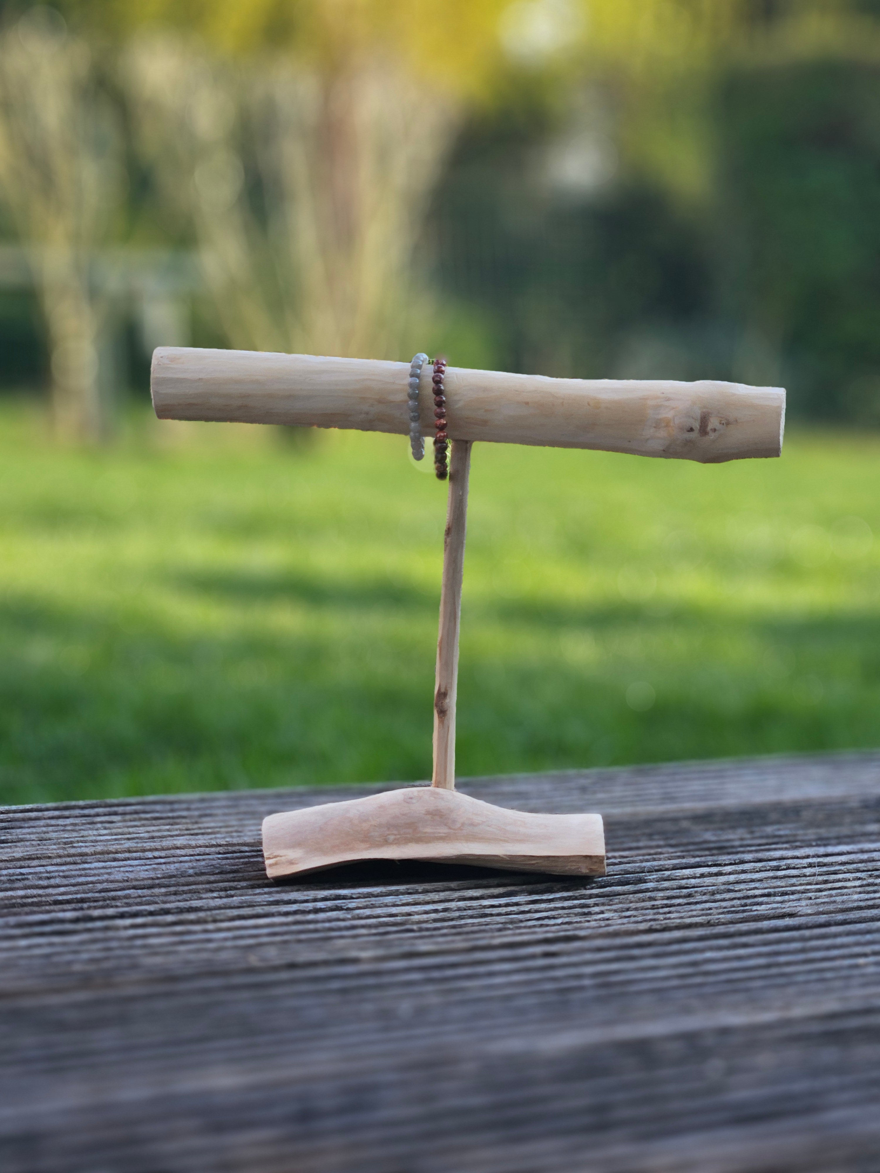 Display • Handmade wooden jewelry holder • 007