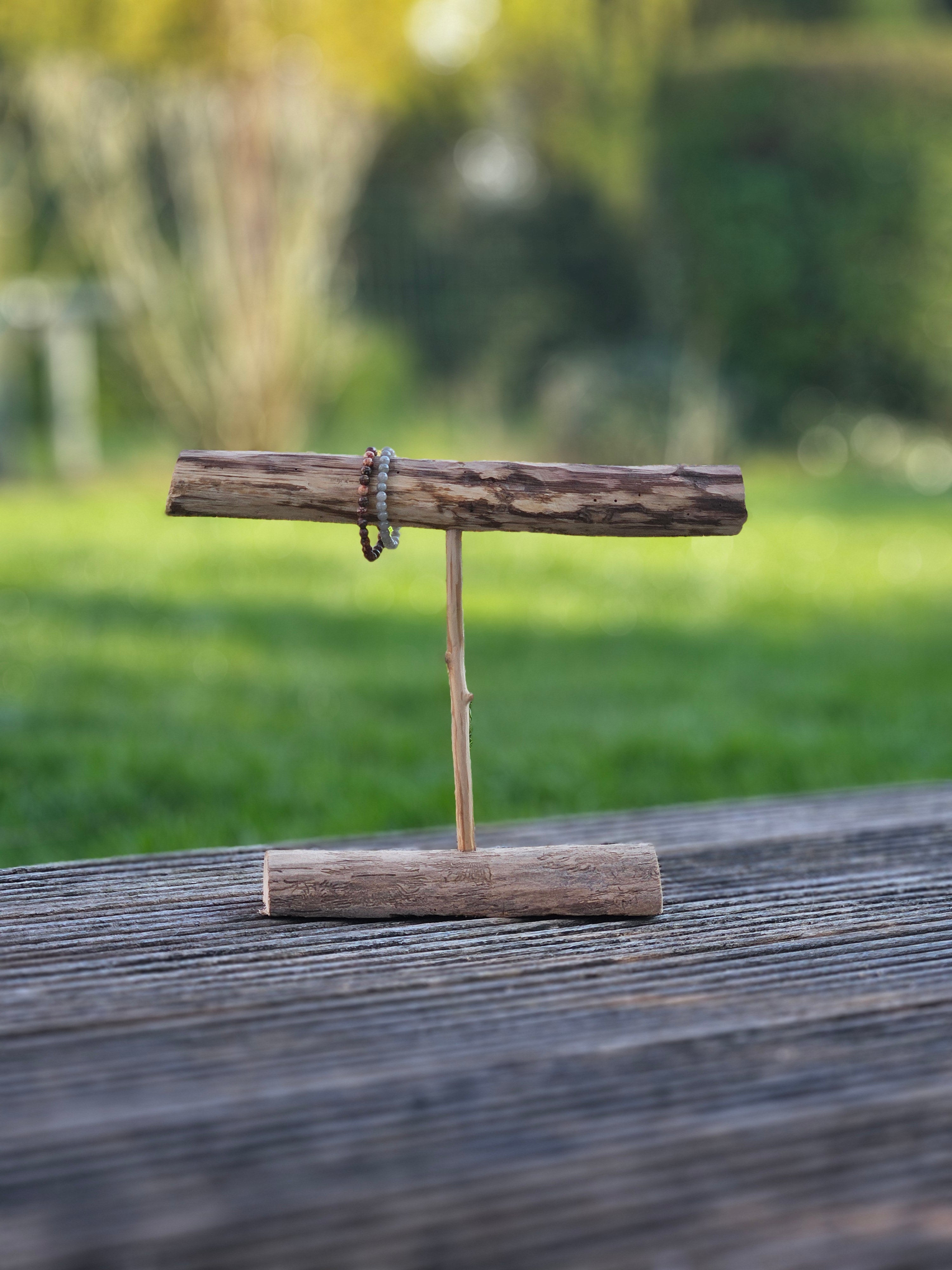 Display • Handmade wooden jewelry holder • 009